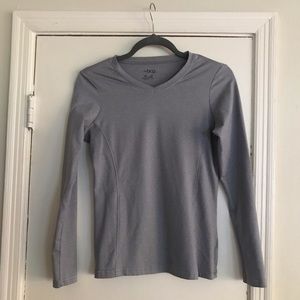 Long Sleeve Gray Fitted BCG Top